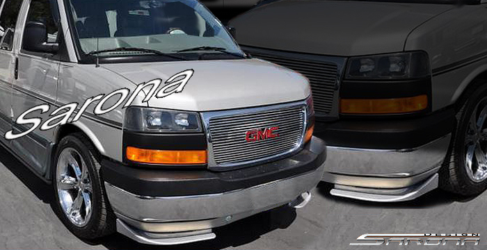 Custom Chevy Express Van  All Styles Front Lip/Splitter (2003 - 2023) - $225.00 (Part #CH-021-FA)